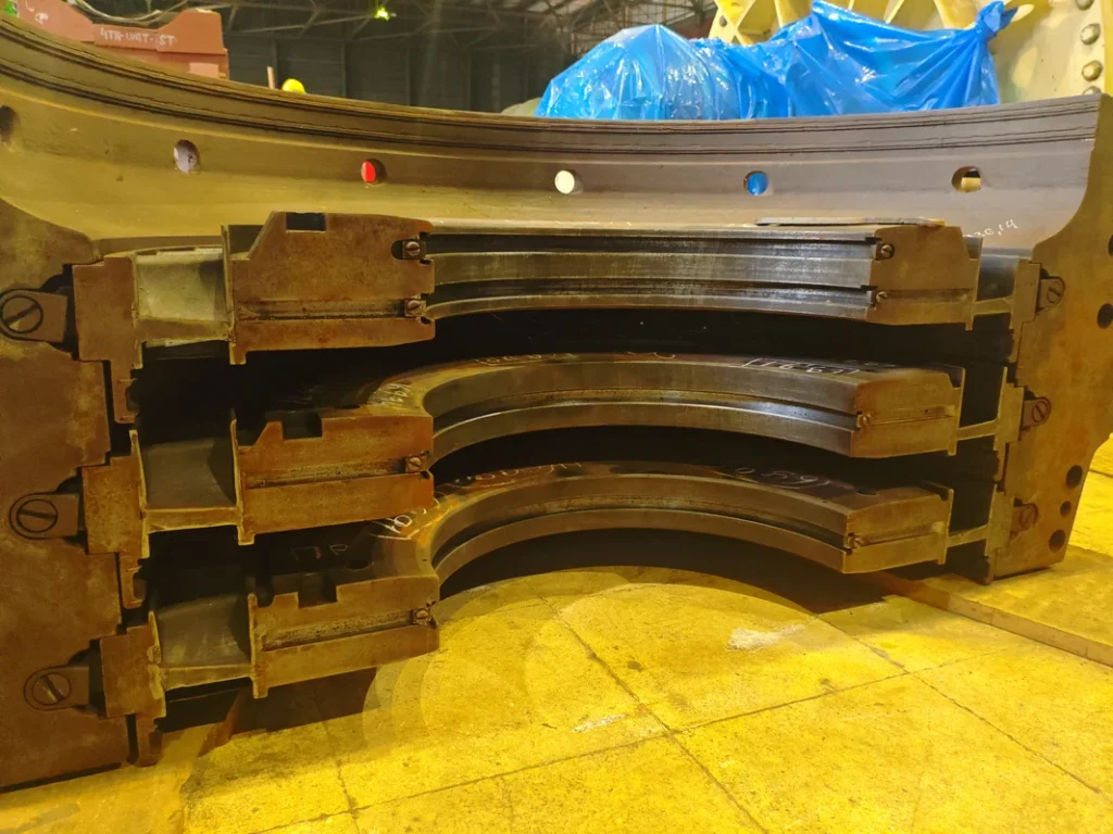 Carbon Segments Held in a Precision-Machined Housing