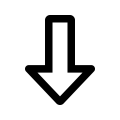 iconmonstr arrow down alt lined 120