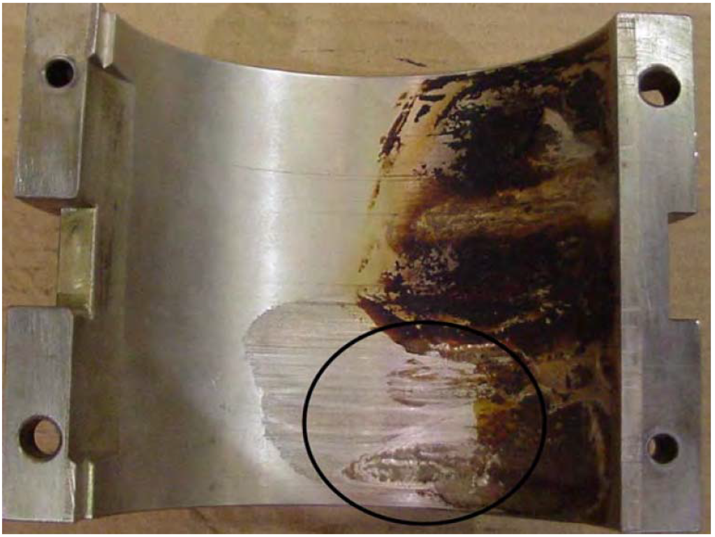 Journal Bearing Problems: Babbitt Failure Due to Overheating