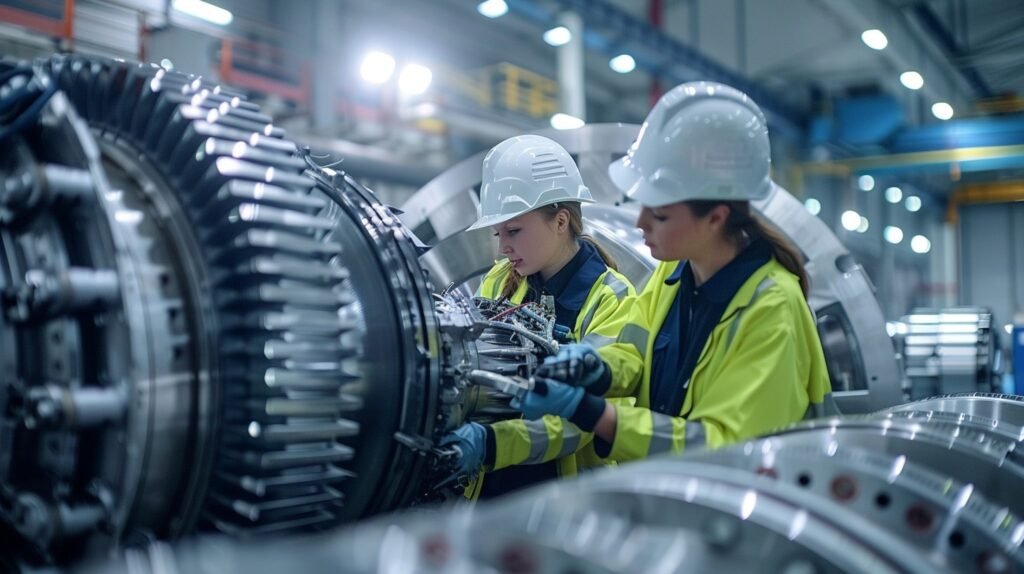 Operators Inspecting Before Startup